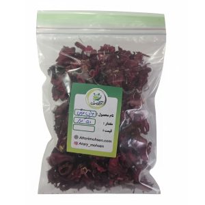 چای ترش خشک ۵۰ گرمی عطاری – گل‌های قرمز رنگ خشک‌شده