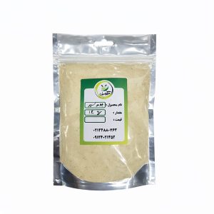پودر سیر خالص و خوش‌بو تهیه شده از سیر همدان در عطاری محسن