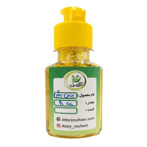 روغن ریش ۶۰ سی سی عطاری محسن در بطری تیره با قطره‌چکان مخصوص نرم‌کنندگی و تقویت ریش و سبیل